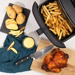 2 in 1 182080 airfryer med dampfunksjon 6,5L