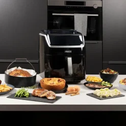 2 in 1 182080 airfryer med dampfunksjon 6,5L