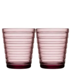 Aalto glass 22 cl 2 stk røsslyng