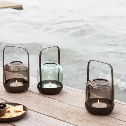 Acorn lykt 20 cm Stone