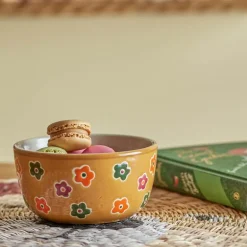 Addy skål 12 cm 36 cl brun