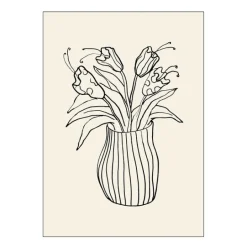 Affordable Art Prints poster 50x70 cm vase sketch