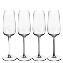 Afina champagneglass 12 cl 4 stk klar