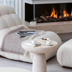 Afina espressokopp med skål 5 cl hvit