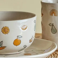 Agnes barneservise 3 deler hvit