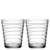 Aino Aalto glass 22 cl 2 stk klar