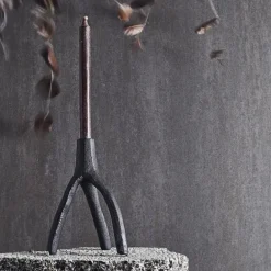 Aion lysestake XL 22 cm svart