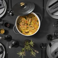 Air gryte 4,7L 24 cm grå