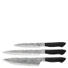 Akira knivsett 3 stk med svart håndtak