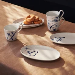 Alfabet oval tallerken B 23 cm