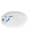Alfabet oval tallerken F 23 cm
