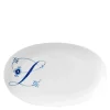 Alfabet oval tallerken L 23 cm