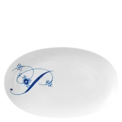 Alfabet oval tallerken P 23 cm