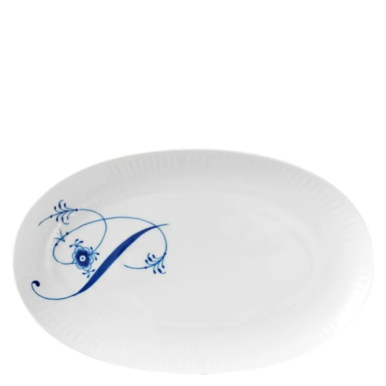 Alfabet oval tallerken P 23 cm