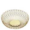 Alfredo brødkurv 21x7,7 cm gull
