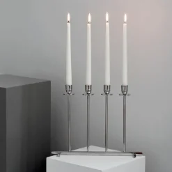 Alto advents lysestake NP 32 cm sølv