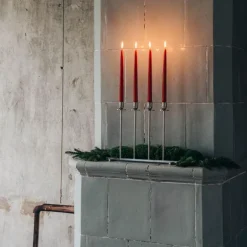 Alto advents lysestake NP 32 cm sølv