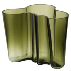 Alvar Aalto vase 16 cm mosegrønn