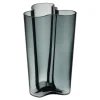 Alvar Aalto vase 25,1 cm mørk grå