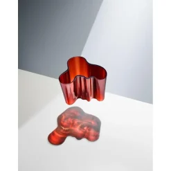 Alvar Aalto vase 16 cm tranebær