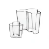 Alvar Aalto vase sett 2 stk 9,5 + 16 cm klar