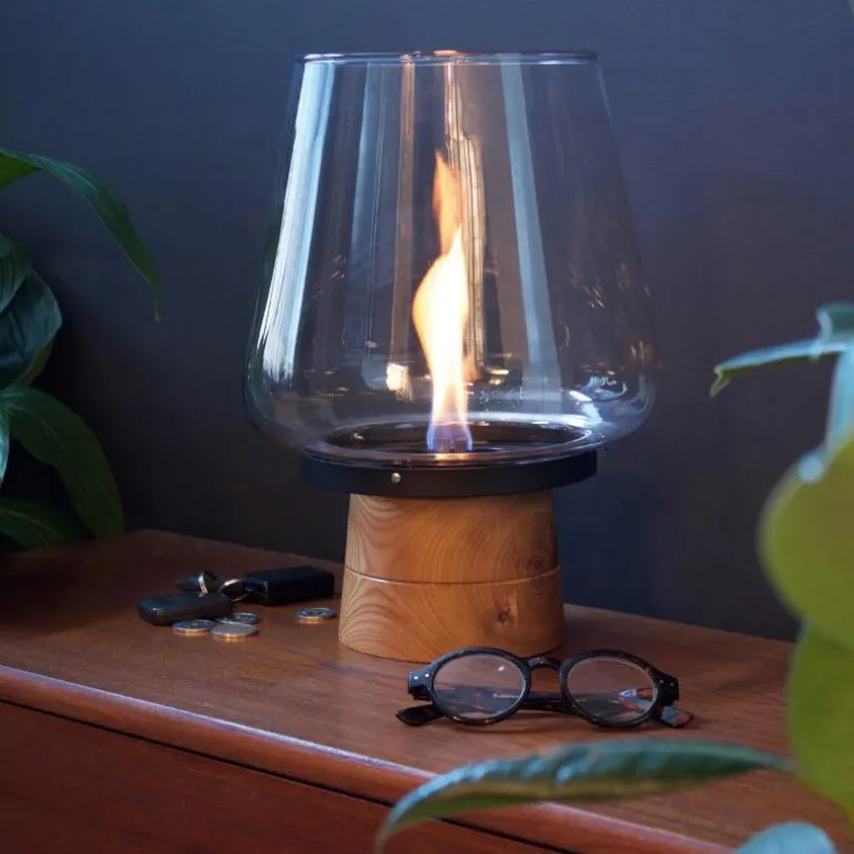 Amaryllis bordlykt 25 cm eik