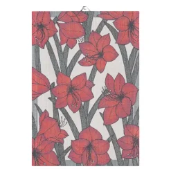 Amaryllis kjøkkenhåndkle 35x50 rød
