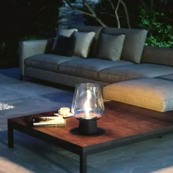 Amaryllis lykt 25 cm svart