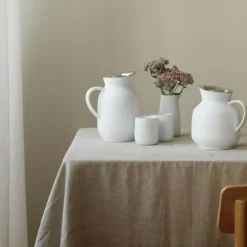 Amphora termokanne høy 1L hvit