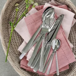 Angela tøyserviett 45x45 cm lys rosa