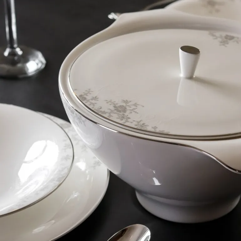 Angelina Platinum terrin lokk 23 cm hvit