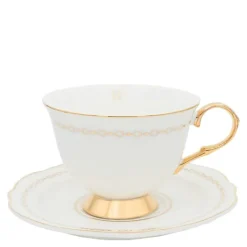 Anima Bianco kopp og tallerken hvit