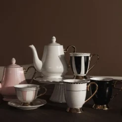 Anima Gemella Nero kopp 28 cl svart/gull