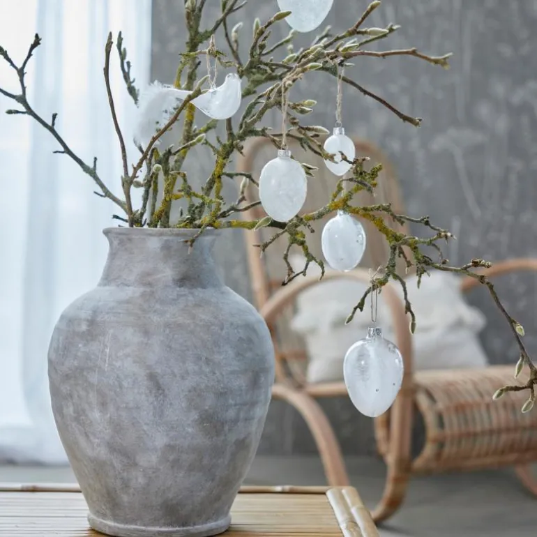 Anna vase 30,5 cm antikk grå