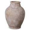 Anna vase 40,5 cm antikk lys brun