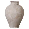Anna vase 48 cm antikk lys brun