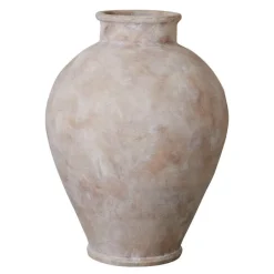 Anna vase 48 cm antikk lys brun