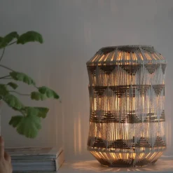 Ano bordlampe 35 cm beige/brun