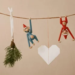 Apekatt mini vintage blå