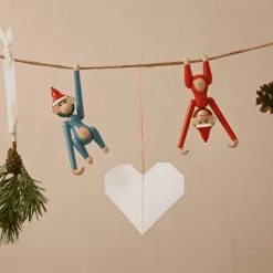 Apekatt mini vintage rød