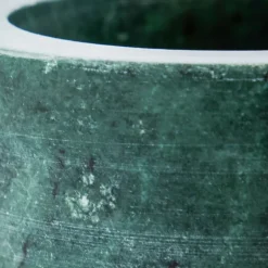 Arb morter med støter 7,8x10 cm mørk grønn