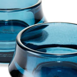 ARC telyslykt Ø7,2 cm 2 stk mørk blå