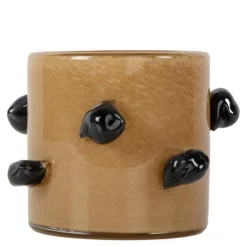 Arlo lykt ekstra liten 10x10 beige/svart