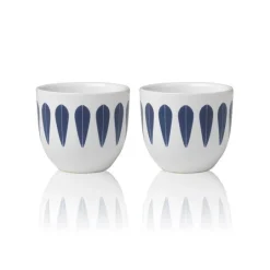 Arne Clausen eggeglass mørkeblå 2 stk