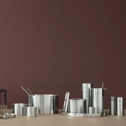 Arne Jacobsen salt- og peppersett stål