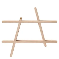 A-shelf hylle 52x9x46 cm natur