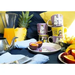 Asjett 19 cm Snorkfrøken lilla