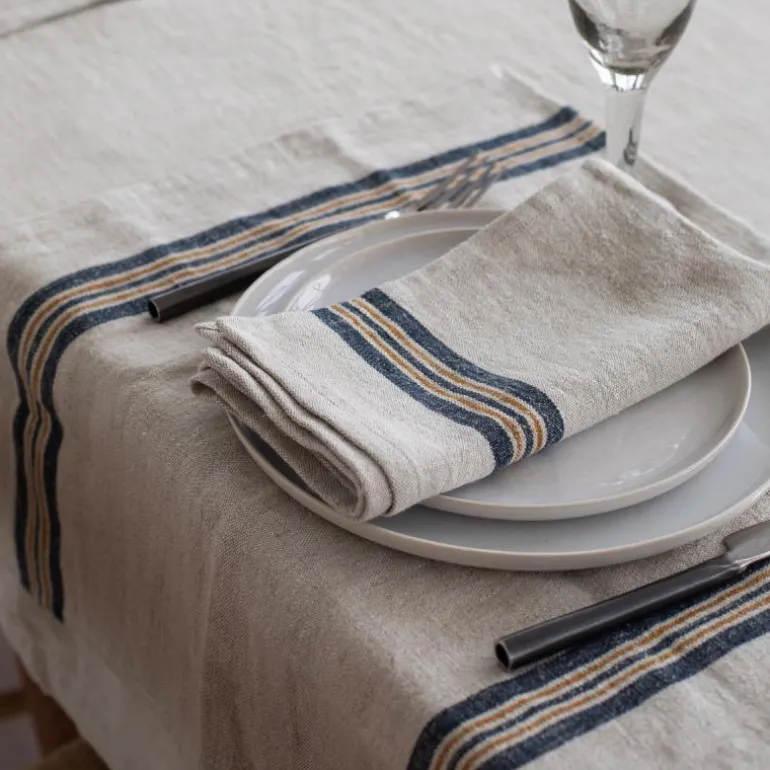 Astrid serviett 50x50 cm sennep