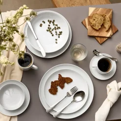 Atelier tallerken 27 cm 4 stk super white