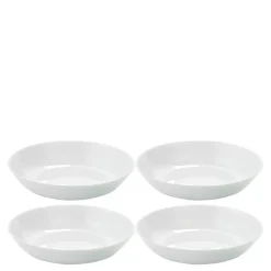 Atelier tallerken 21 cm 4 stk super white